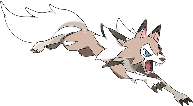Midday Lycanroc - Pokemon Lycanroc (670x402), Png Download