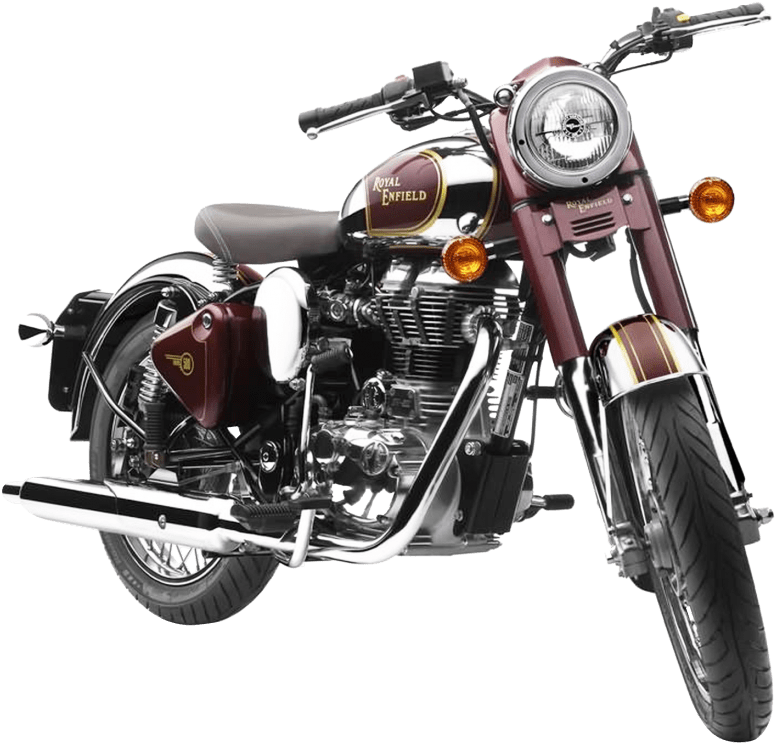 Free Png Royal Enfield Motorcycle Bike Png Images Transparent - Royal Enfield Classic Chrome (850x804), Png Download