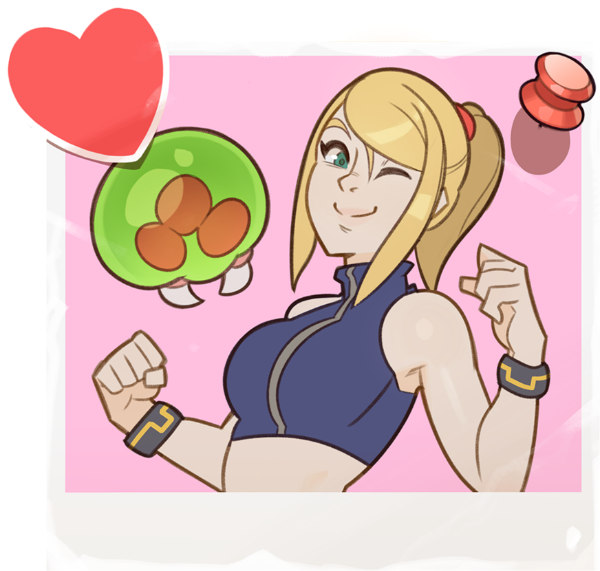 Metroid Prime Super Smash Bros - Samus Valentines Day (931x857), Png Download