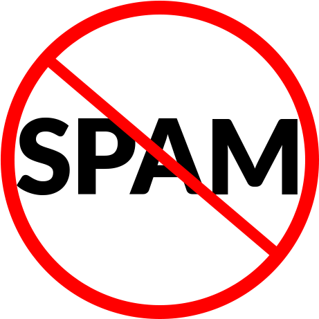No Spam Icon Custom Icons, Footprint, Spam, Icon Design, - Icon Spam (600x600), Png Download