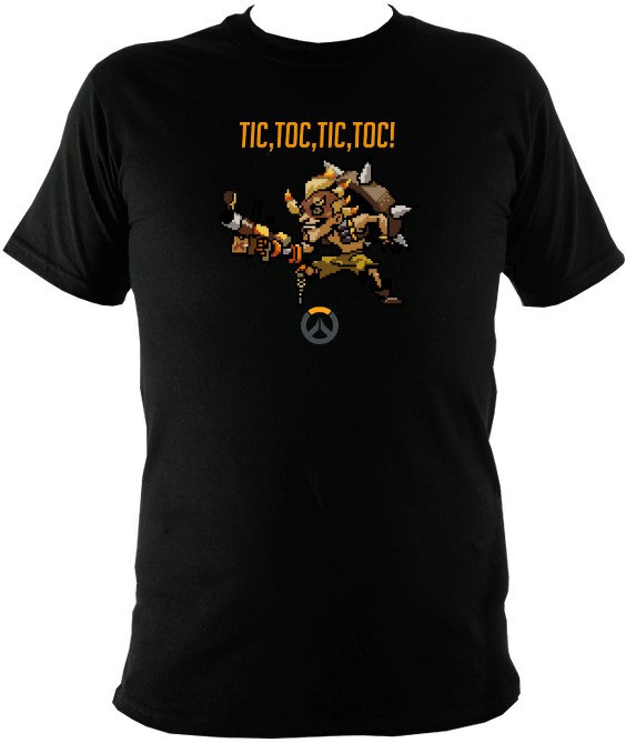 Junkrat Overwatch - Signs - Women's T-shirts (595x680), Png Download