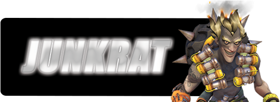 Junkrat Overwatch - Aition Ow Junkrat Wig Cosplay Prop (600x210), Png Download