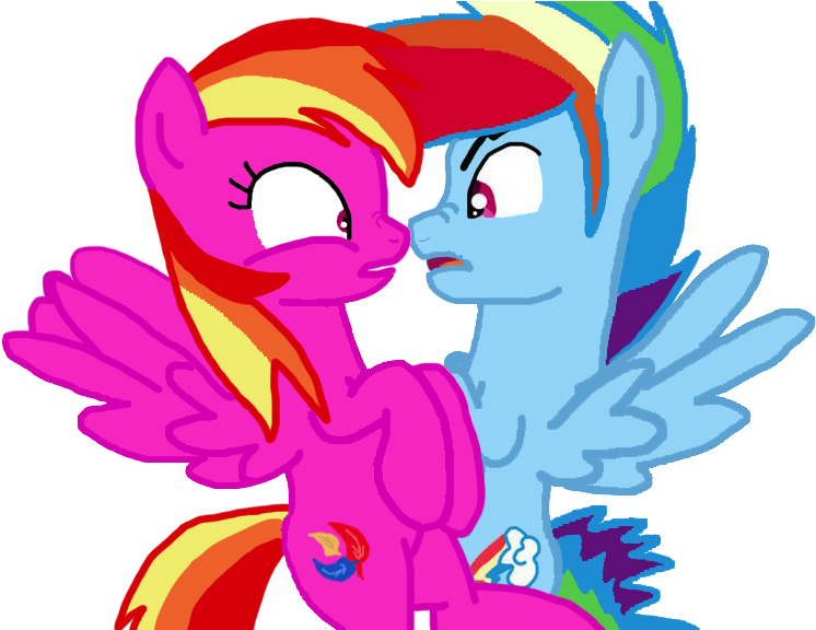 Oops - Skywishes X Rainbow Blitz (771x575), Png Download