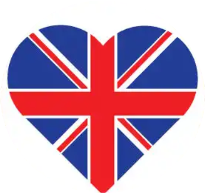 Unionjack Heart London England Flag - Spain Flag (400x377), Png Download