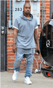 It's No Wonder Why Kanye's Line For The French Ready - Kanye West Paparazzi 2016 (608x342), Png Download