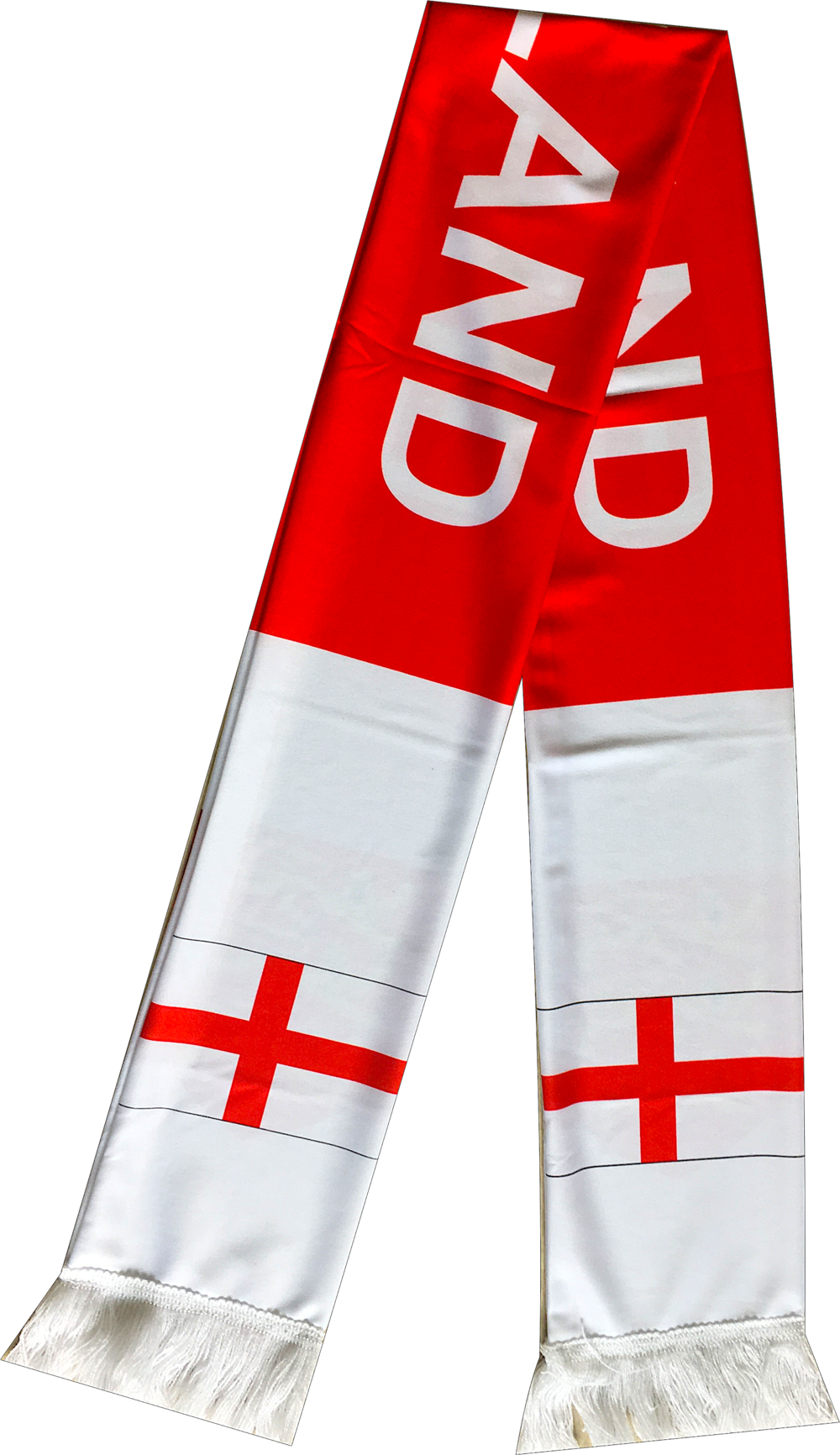 Perfect Hat Trick Official England Flag Scarf (1000x1732), Png Download