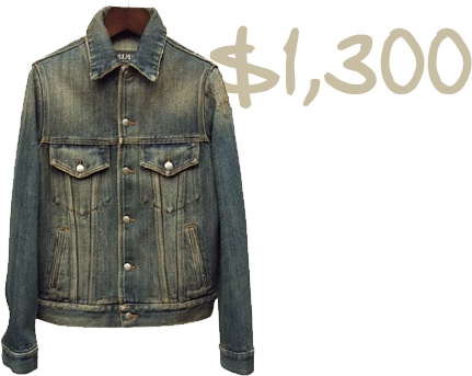 [via Upscale Hype] - Jean Jacket (431x343), Png Download