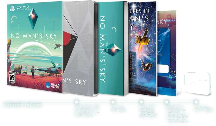 Including An Artbook, A Steelbook Game Case, A No Man's - No Mans Sky Pre Order (719x422), Png Download