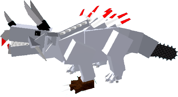 Psycho - Dinosaur Simulator Psycho Ceratops (712x397), Png Download