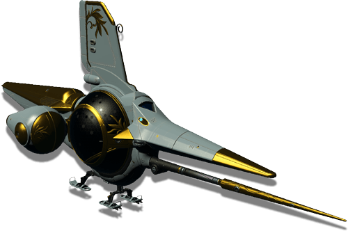 Union Cosmos No Mans Sky Atlas Rises Nave Clase S Gris - Exotic Ships No Mans Sky (500x332), Png Download
