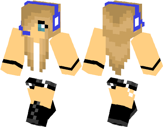 Psycho Girl Made By Wiper - Psycho Girl Skin For Minecraft Pe (528x418), Png Download