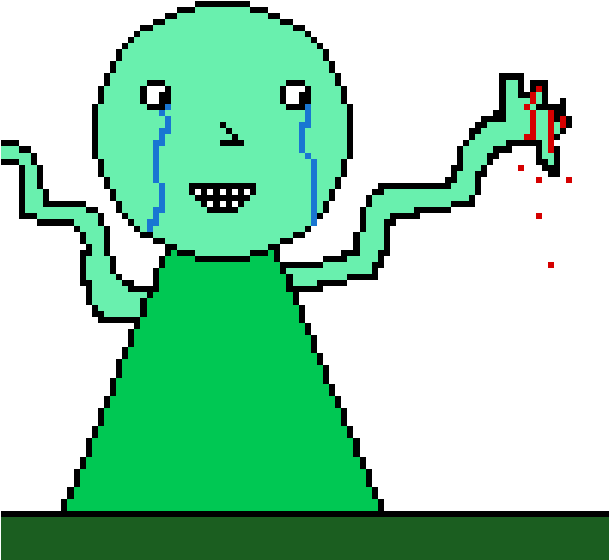 Psycho - Pixel Art (1200x1200), Png Download