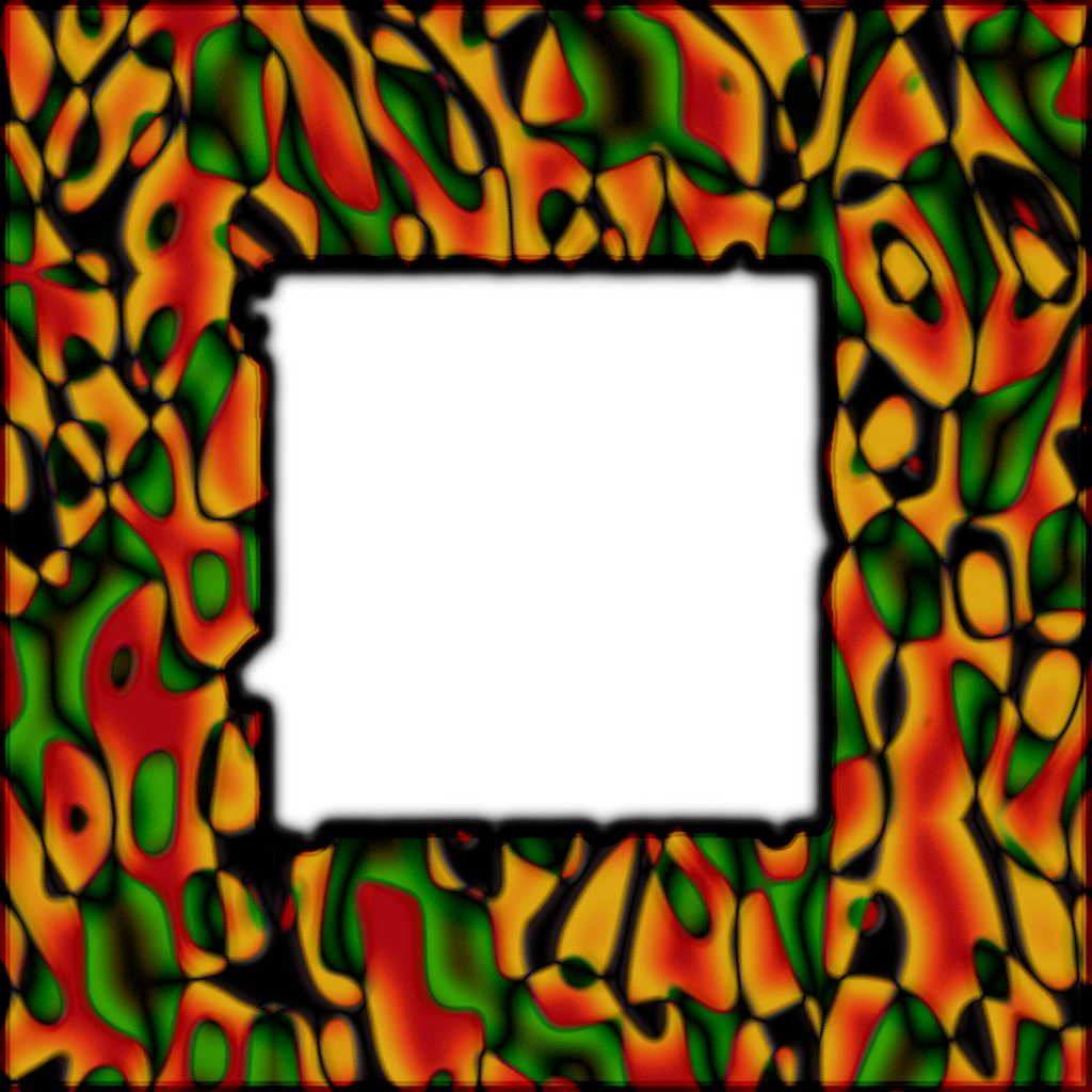 Psycho Frame, Layer, Png, Psychedelic, Frame, Hq Photo - Photograph (1024x1024), Png Download