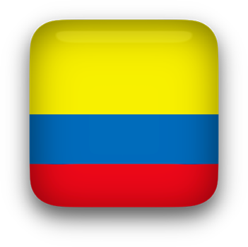 Colombia Clipart Square - Colombia Flag No Background (351x350), Png Download