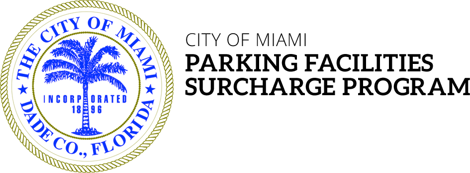 City Of Miami Parking Facilities Surcharge Program - City Of Miami (945x349), Png Download