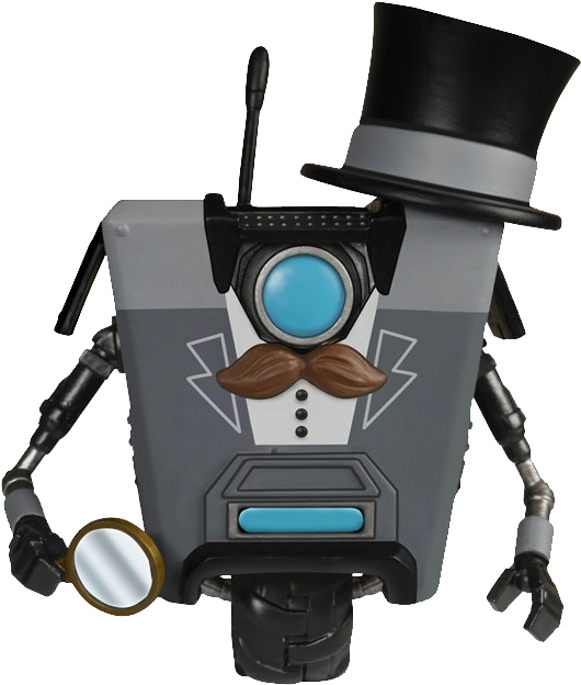 Games Claptrap - Claptrap Borderlands Funko Pop (661x661), Png Download