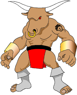 Minotaur (395x393), Png Download