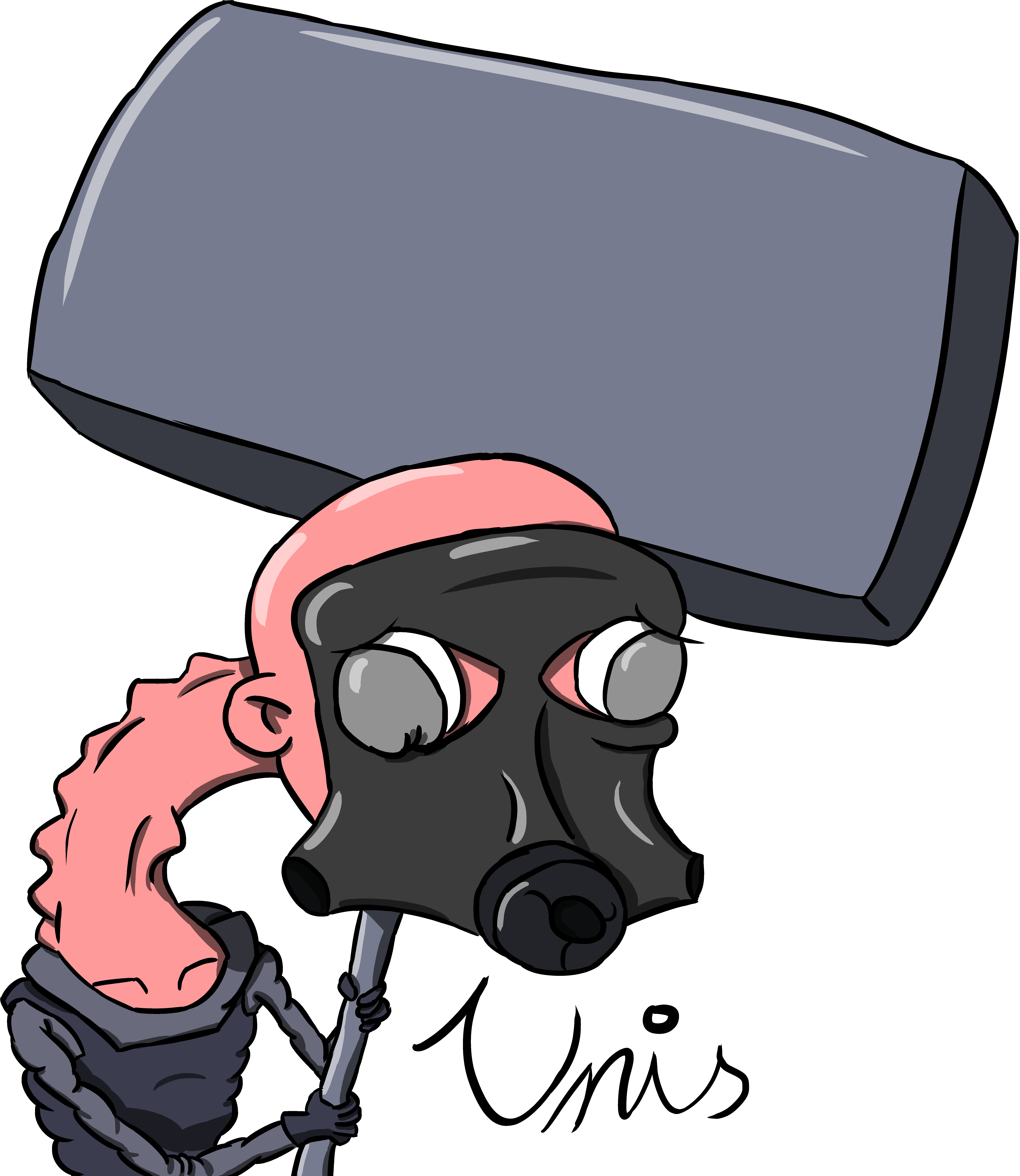 Sledgehammer Drawing Modified (7304x8000), Png Download