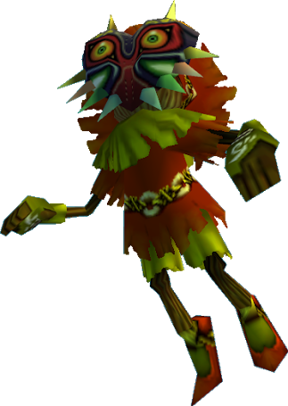 #legend Of Zelda#majoras Mask#loz 64#n64#n64s#skull - Skull Kid Majora's Mask (323x455), Png Download