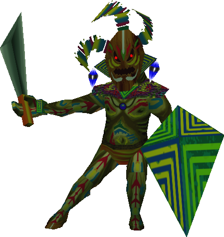Odolwa - Majora's Mask First Boss (449x476), Png Download