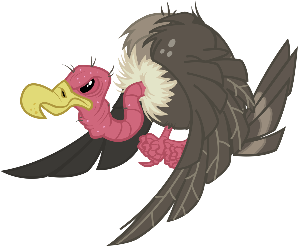 Vulture Vector Buzzard - Little Pony Friendship Is Magic (1270x1024), Png Download
