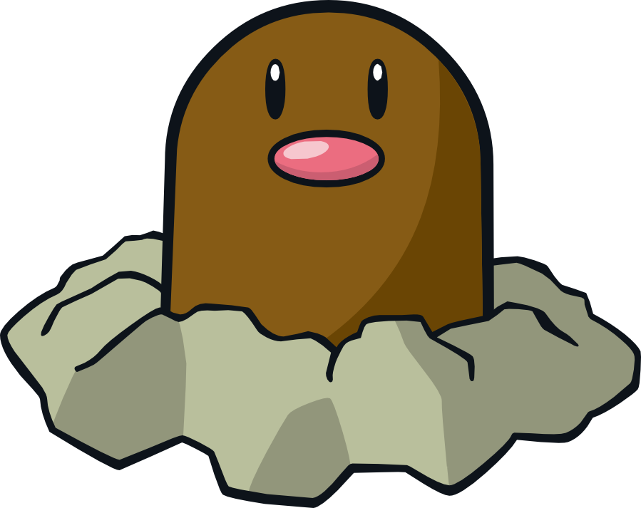 Diglett Dream - Diglett Png (899x713), Png Download