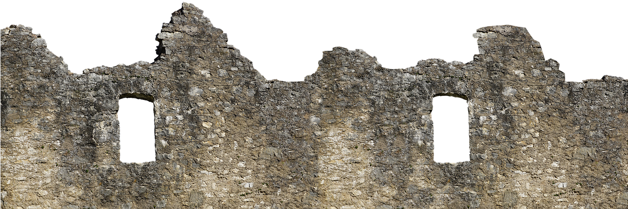 Ruins Transparent Background Png - Ruine Png (960x352), Png Download