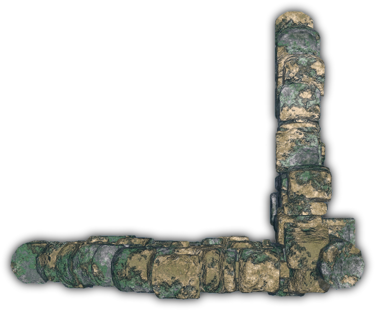24 Mar 2009 - Dundjinni Ruins (797x645), Png Download
