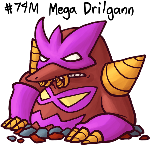 Normally When A Pokemon Is Perpetually Half-hidden - Pokémon (500x500), Png Download