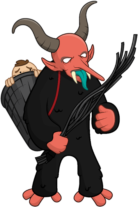 Contemporary Krampus Is In Bookstores On October 21st, - Portable Network Graphics (571x800), Png Download