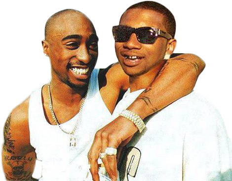 Lil B The Basedgod Appreciation Thread - 2pac And Hussein Fatal (500x669), Png Download