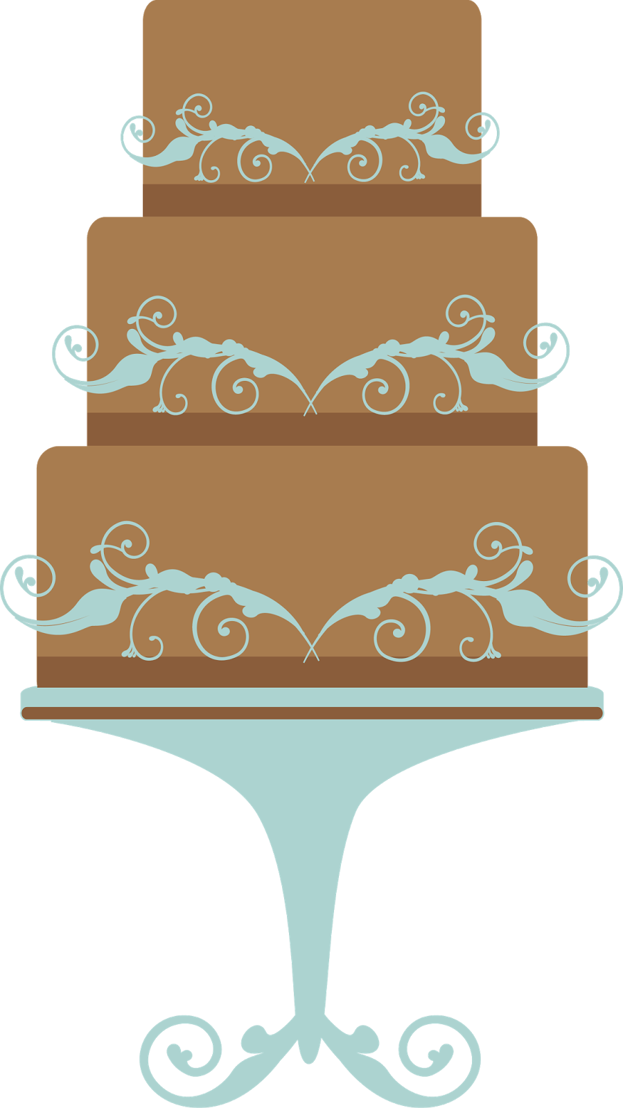 Cake Pretty Clipart 004 - Dibujo De Pastel Png (899x1600), Png Download