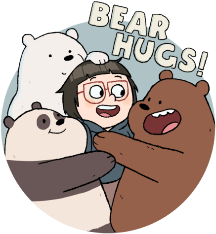 We Bare Bears - We Bare Bears With Chloe (500x500), Png Download
