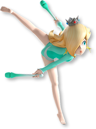 Princess Rosalina Olympic Game (327x440), Png Download
