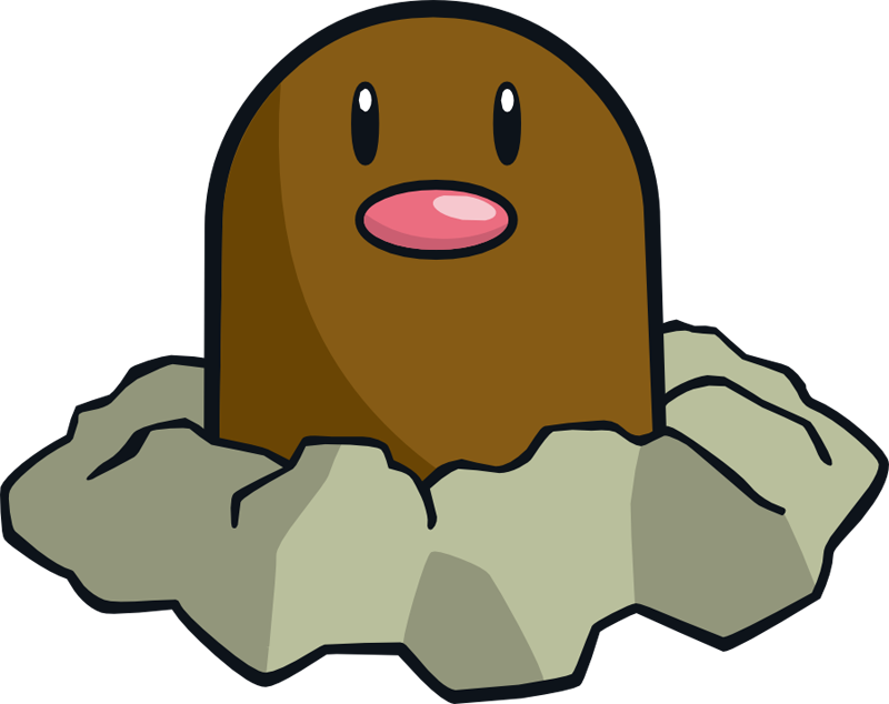 Http - //www - Pokemonpets - Com/shiny Diglett Pokemon (800x634), Png Download