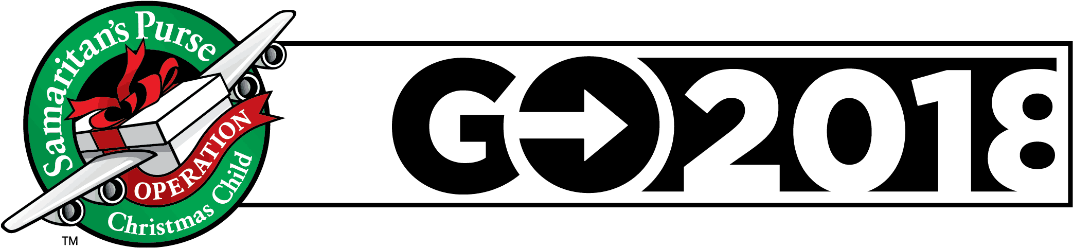 Operation Christmas Child 2018 (2245x609), Png Download