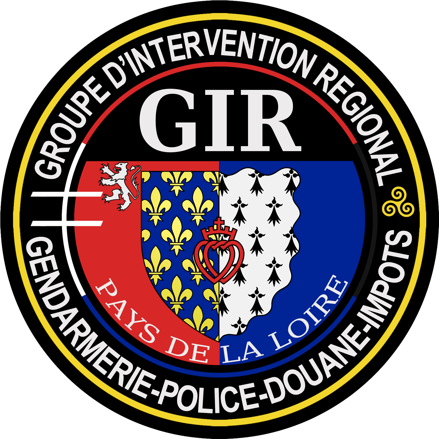 Gir Pays De La Loire - Pays De La Loire (1500x1500), Png Download