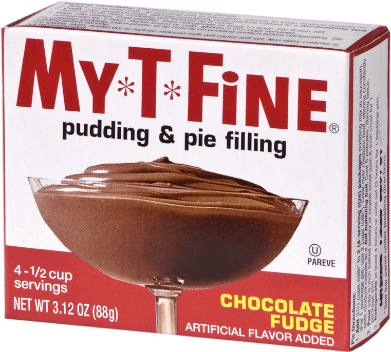 My*t*fine Chocolate Fudge Cooked Pudding - My T Fine Pudding (1024x691), Png Download
