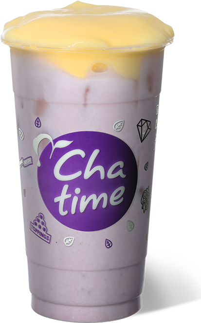 Taro Pudding Milk Tea - Matcha Tea Red Bean (480x915), Png Download