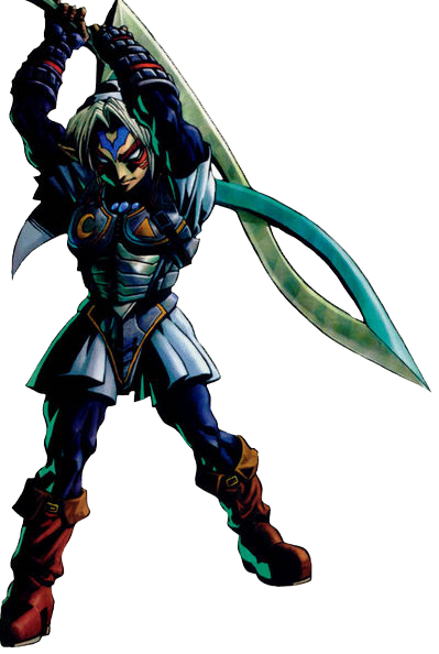 Fierce Deity Link Tattoo (399x594), Png Download
