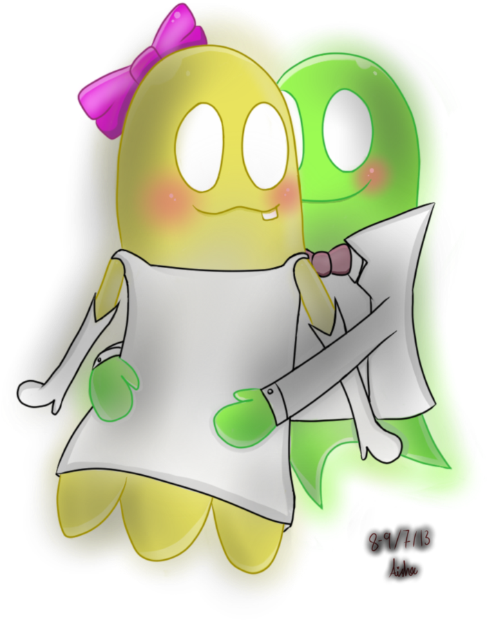 Jpg Stock Greenie And Lucinda By Missesamy On Deviantart - Drawing (766x1044), Png Download