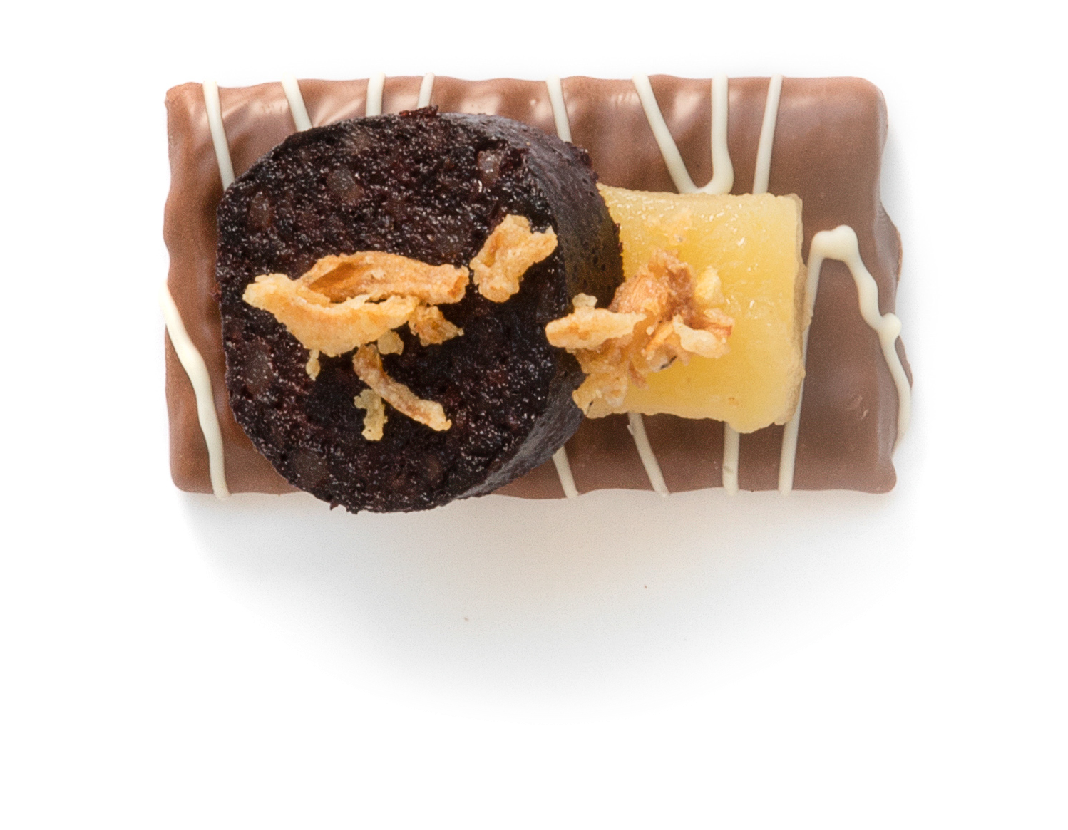 Virtuoso With Apple Compote, Black Pudding And Fried - Apple Sauce (1504x1562), Png Download