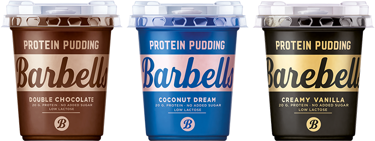 1 * 200g - Barebells Protein Pudding, 200g, Creamy Vanilla (740x295), Png Download