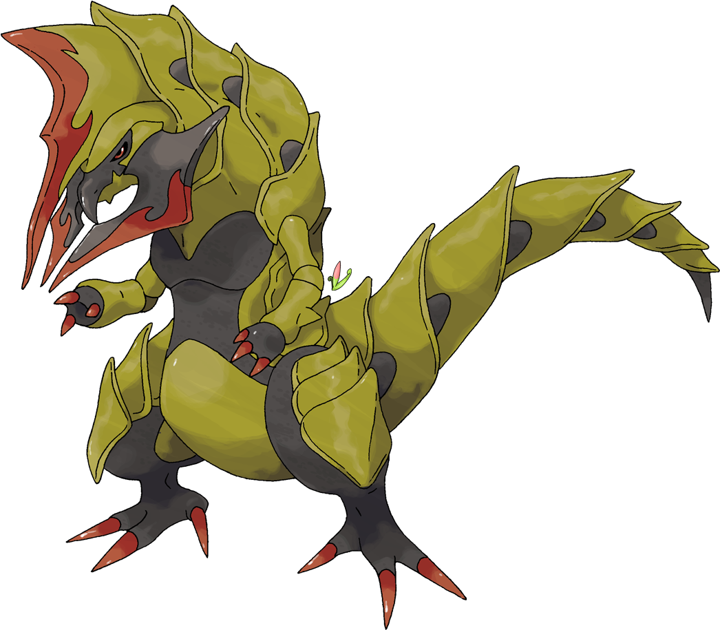 Mega Evolution - Haxorus Mega Evolution (1053x919), Png Download