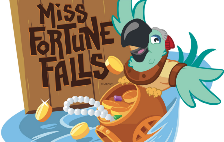 Miss Fortune Falls Logo - Disney's Typhoon Lagoon Water Park (775x491), Png Download