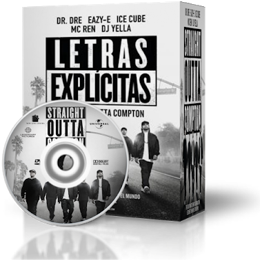 Letras Explícitas - Straight Outta Compton/jackson/hawkins/mitchell/brown/hodge/dvd/r (400x400), Png Download