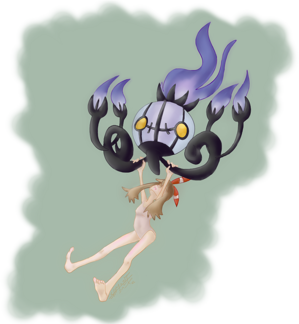 Mega Chandelure Is - Cartoon (1100x1100), Png Download