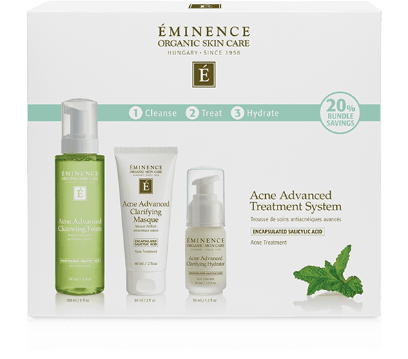 Em Acne System3 - Eminence Advanced Acne (600x580), Png Download