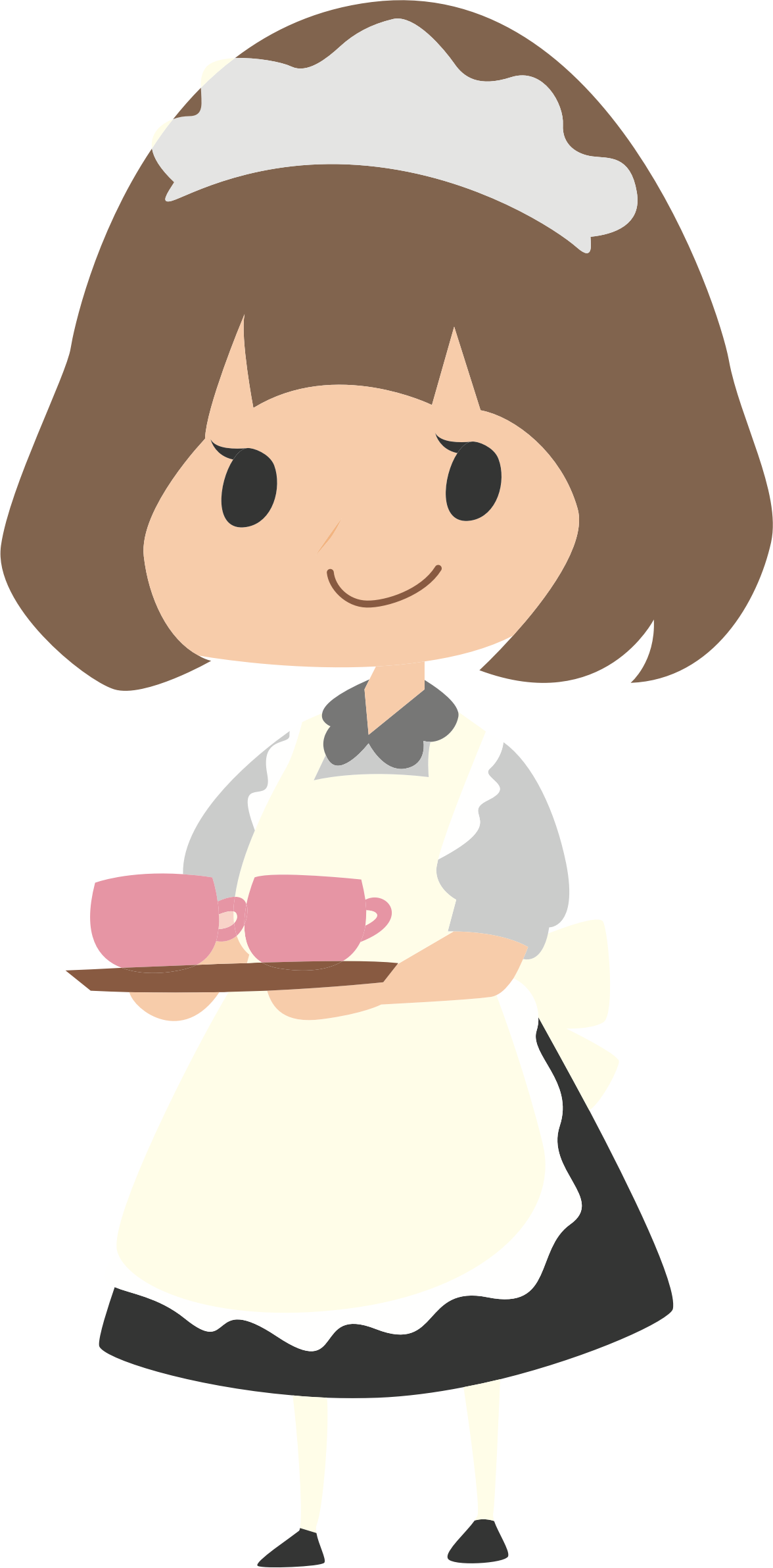 Big Image - Clip Art Servant (1176x2383), Png Download