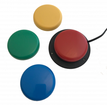 The Ability Switch Can Be Fastened Using Ultrastick, - Circle (366x360), Png Download